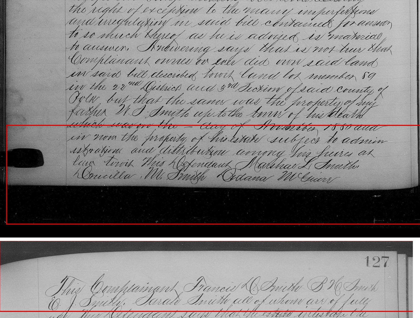 1881, Floyd Superior Court: Marshal L